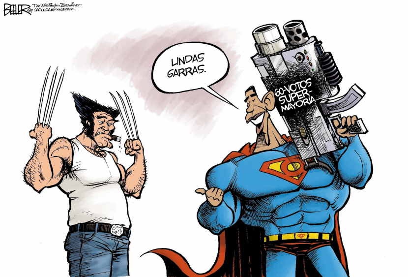 Wolverine y Obama / COLOR