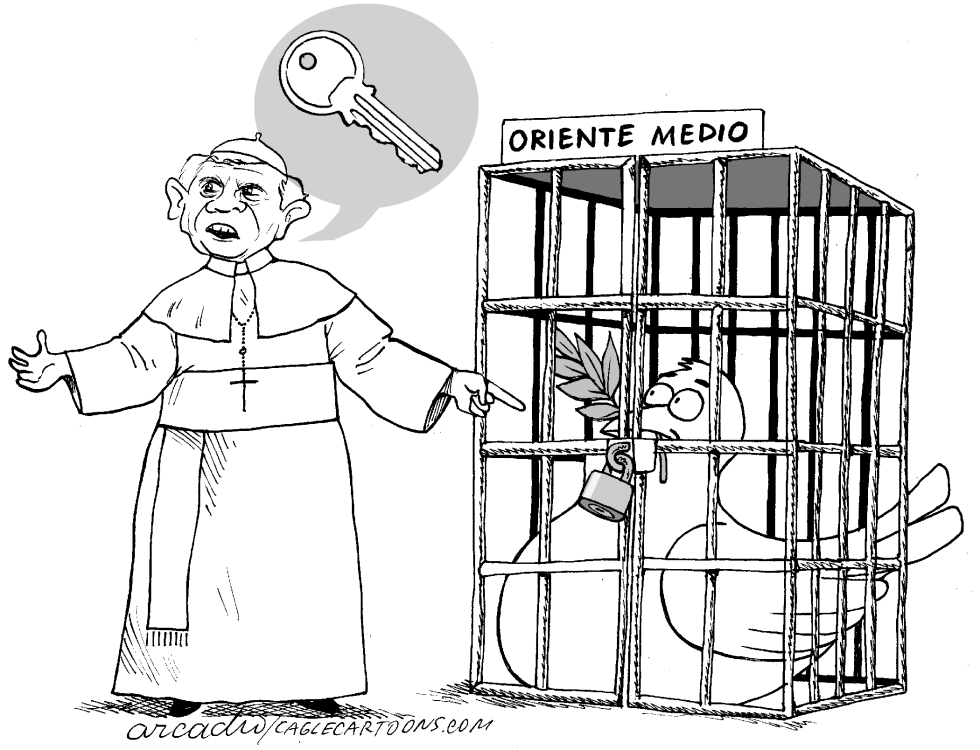 Benedicto en Oriente Medio