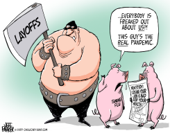UNEMPLOYMENT IS NOTHING TO SNEEZE AT  by Jeff Parker