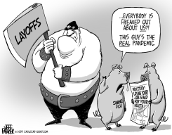 UNEMPLOYMENT IS NOTHING TO SNEEZE AT by Jeff Parker