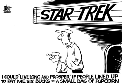 STAR TREK, B/W by Randy Bish