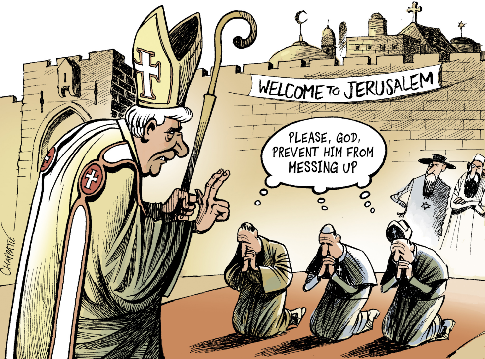 THE POPE in the Holy Land