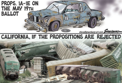 CALIFORNIA TRAIN WRECK by Steve Greenberg