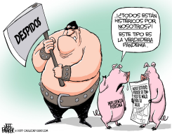 EL DESEMPLEO NO ES ALGO EN LO QUE PUEDAS ESTORNUDAR / by Jeff Parker