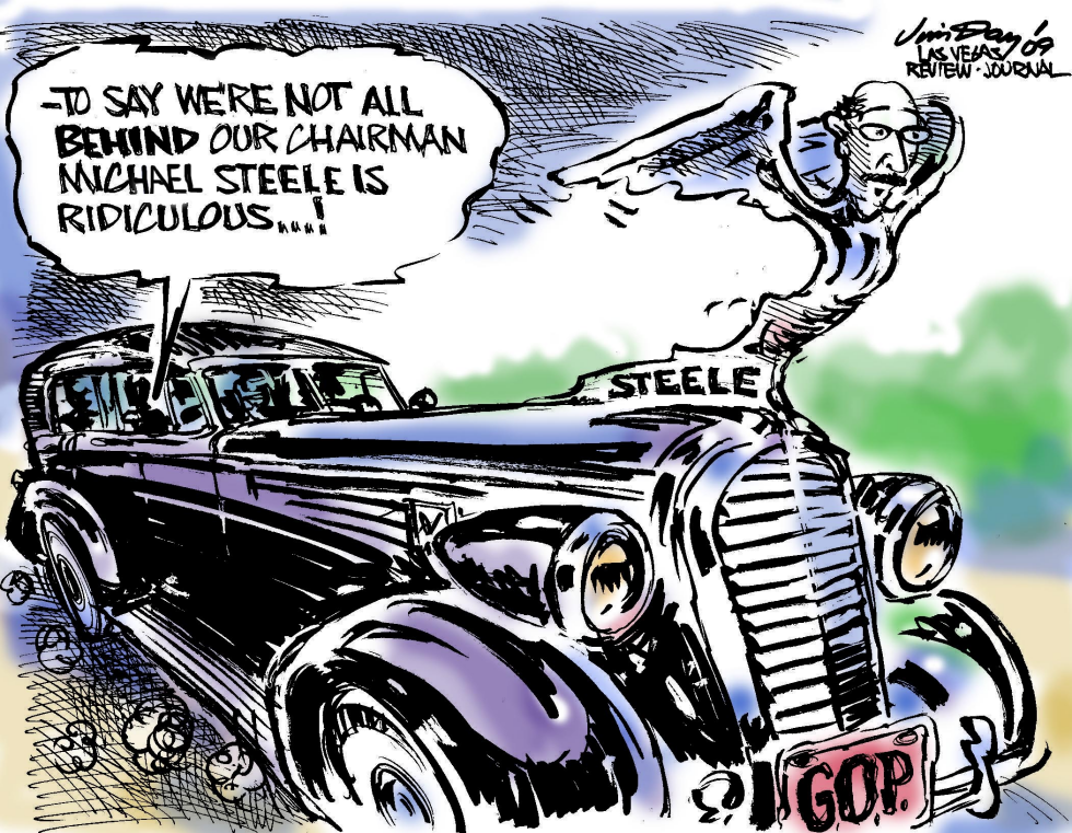 Solidly behind Steele