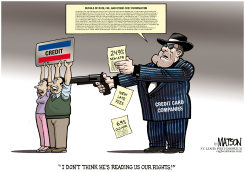 CREDIT CARD STICK UP by R.J. Matson