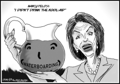 WATERBOARD KOOL-AID B/W by J.D. Crowe