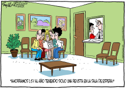 AHORROS EN EL CUIDADO DE LA SALUD / by Bob Englehart