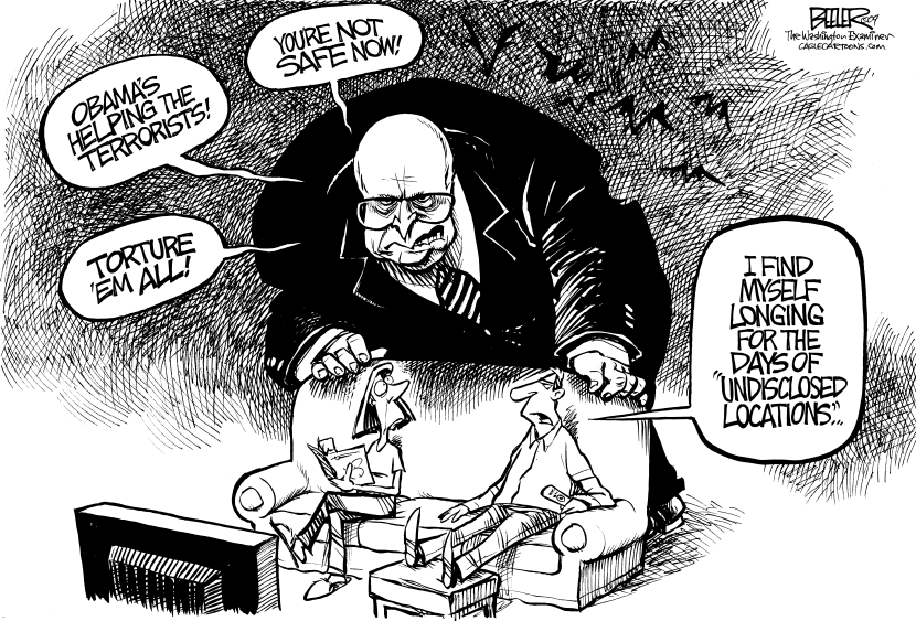 Dick Cheney Hangs Around