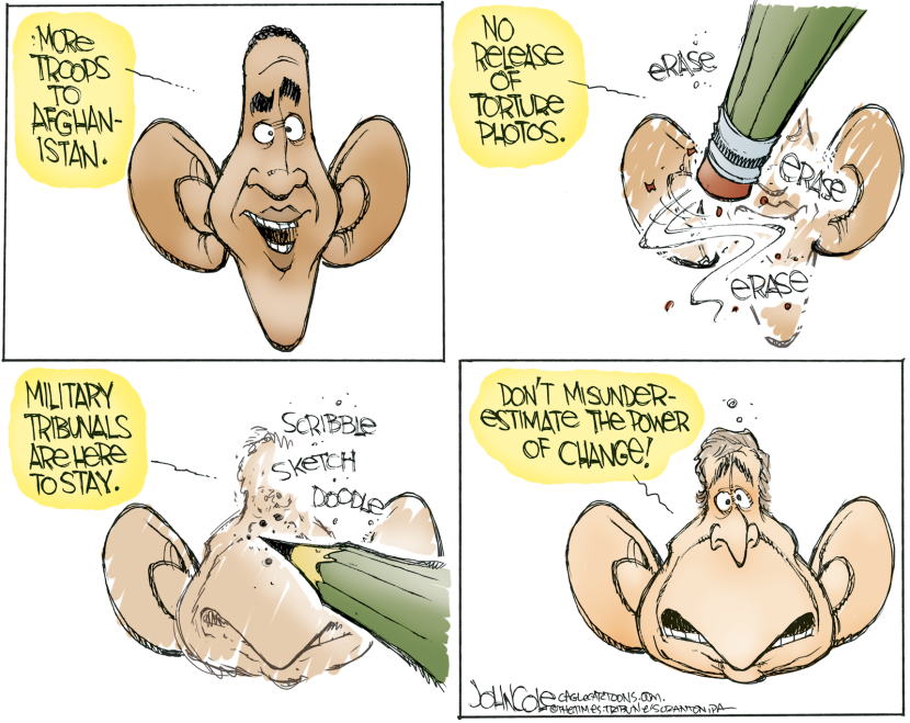 Obama changes COLOR