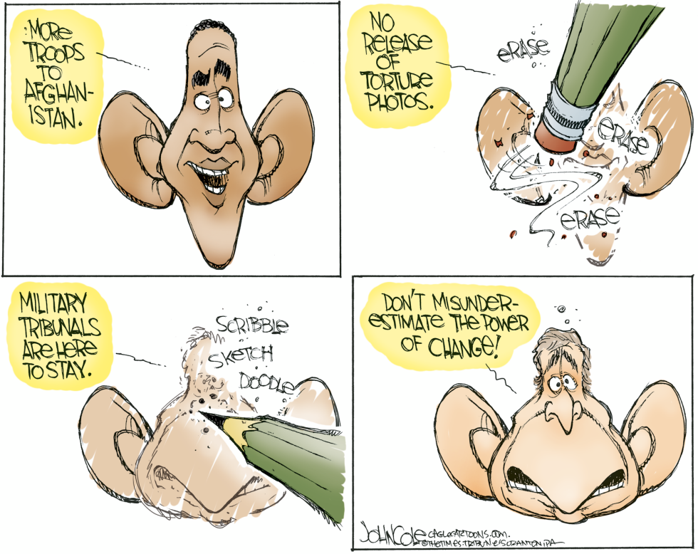 Obama changes COLOR