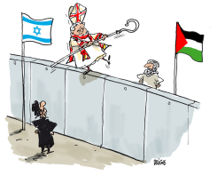 POPE SHOW IN MIDDLE EAST   by Frederick Deligne