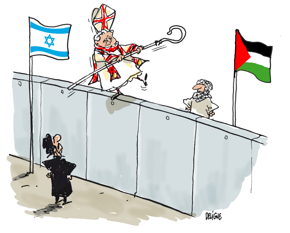 Pope Show in Middle East  -color