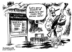 GUNS IN NATIONAL PARKS by Jimmy Margulies