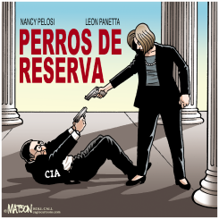 PELOSI EN PERROS DE RESERVA /  by R.J. Matson