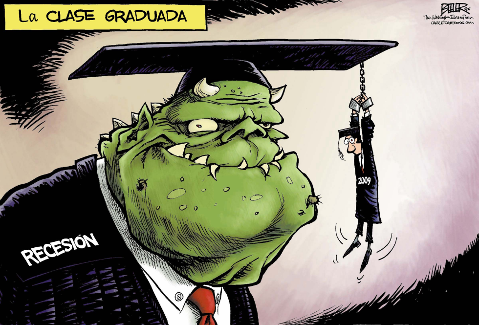  GRADUADOS UNIVERSITARIOS  by Nate Beeler