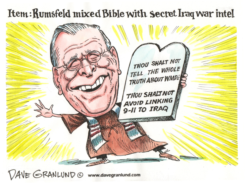 Rumsfeld Bible briefings