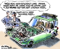 THE OBAMATIC, NEW FUEL EFFICIENT VEHICLES by Jim Day