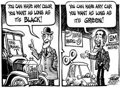 GREEN CARS by John Trever