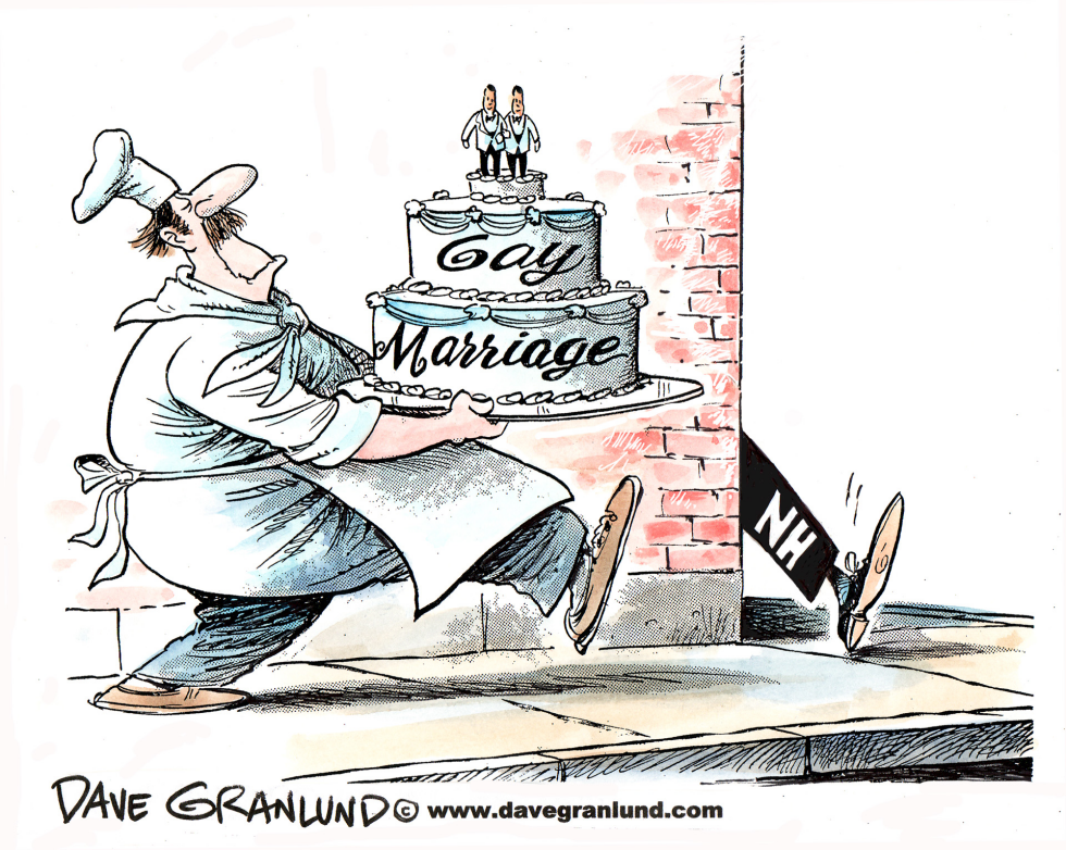  GAY MARRIAGE AND NEW HAMPSHIRE by Dave Granlund