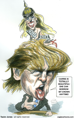 DONALD TRUMP AND MISS CALIFORNIA - by Taylor Jones