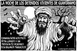 LA NOCHE DE LOS DETENIDOS VIVIENTES DE GUANTANAMO by Monte Wolverton