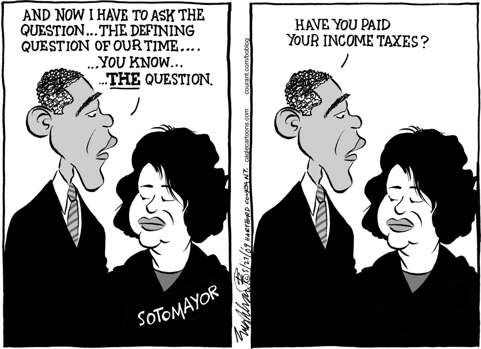  JUDGE SONIA SOTOMAYOR by Bob Englehart