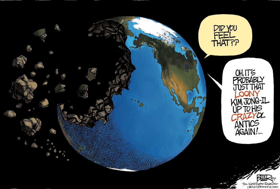  RESPONSE TO NORTH KOREA by Nate Beeler