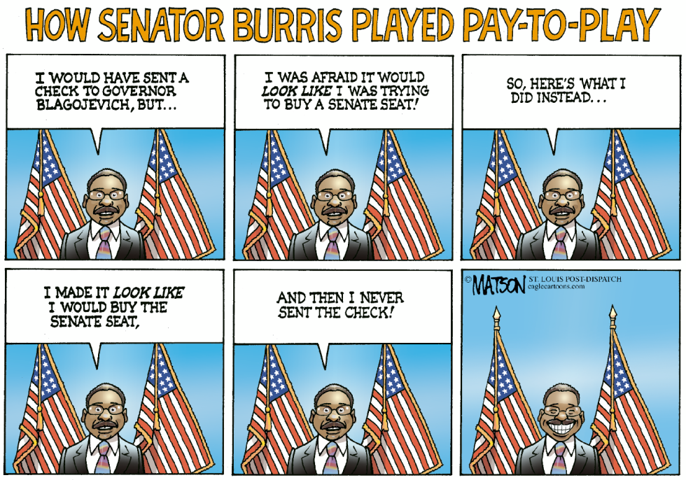 How Senator Burris Played Pay-To-Play-COLOR
