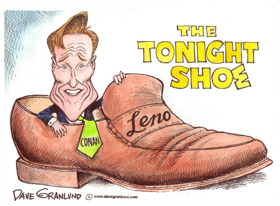  CONAN AND TONIGHT SHOW by Dave Granlund