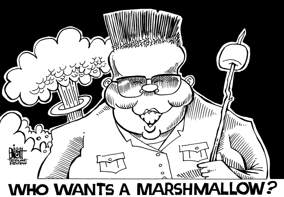 KIM JONG IL COOKOUT, b/w