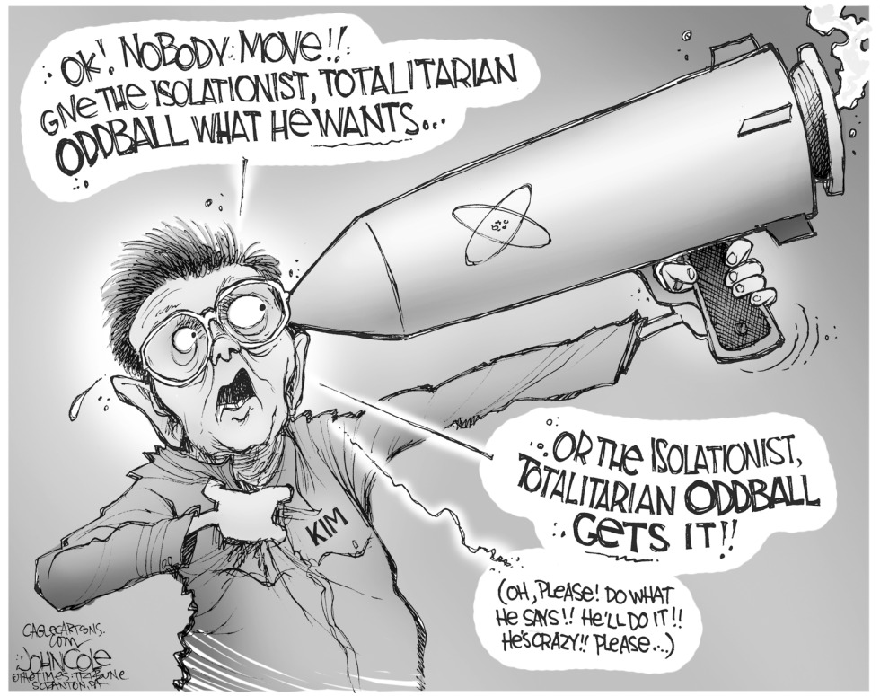 Kims latest bluff BW
