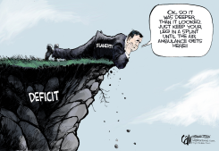 CANADA DEFICIT CLIFF by Cam Cardow