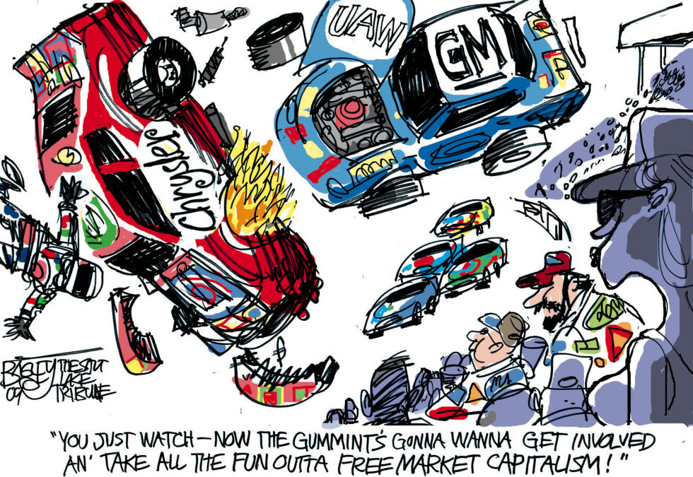  GM AND CHRYSLER by Pat Bagley