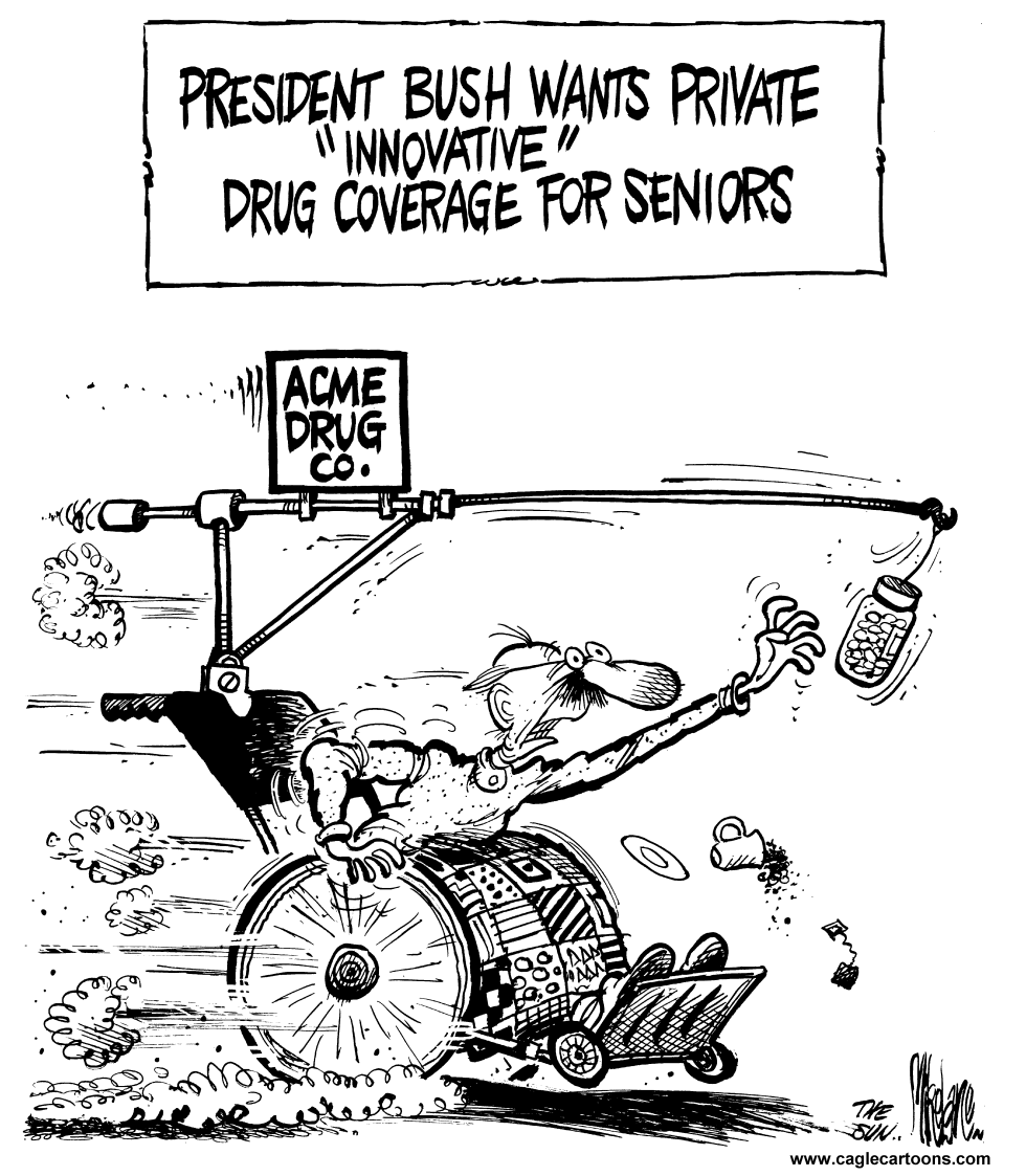  BUSH DRUG COVERAGE FOR SENIORS by Mike Lane