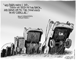 GM RIP BW by John Cole
