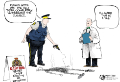 CANADA TASERS by Cam Cardow
