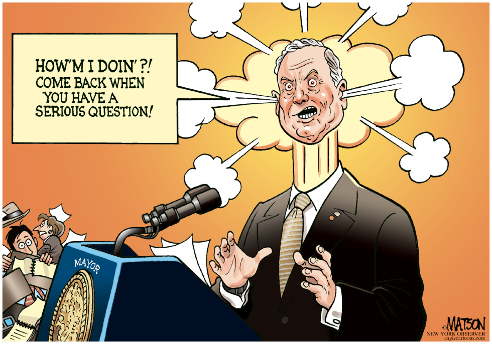 Local NYC- Testy Mayor Bloomberg-COLOR