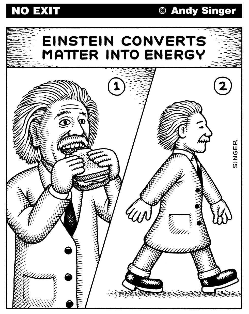 Einstein Converts Matter to Energy