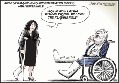 SOTOMAYOR BREAKS ANKLE  by J.D. Crowe