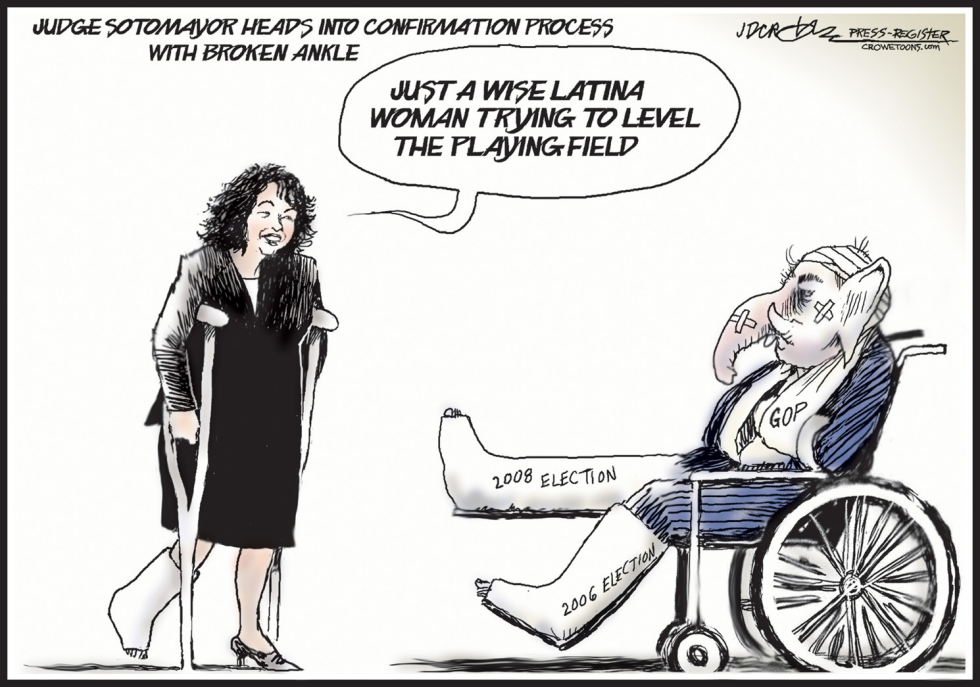 Sotomayor Breaks Ankle