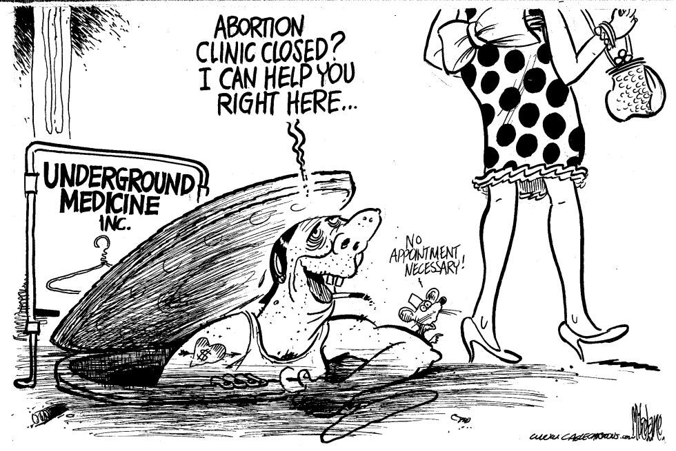  ABORTION CLINIC CLOSED by Mike Lane