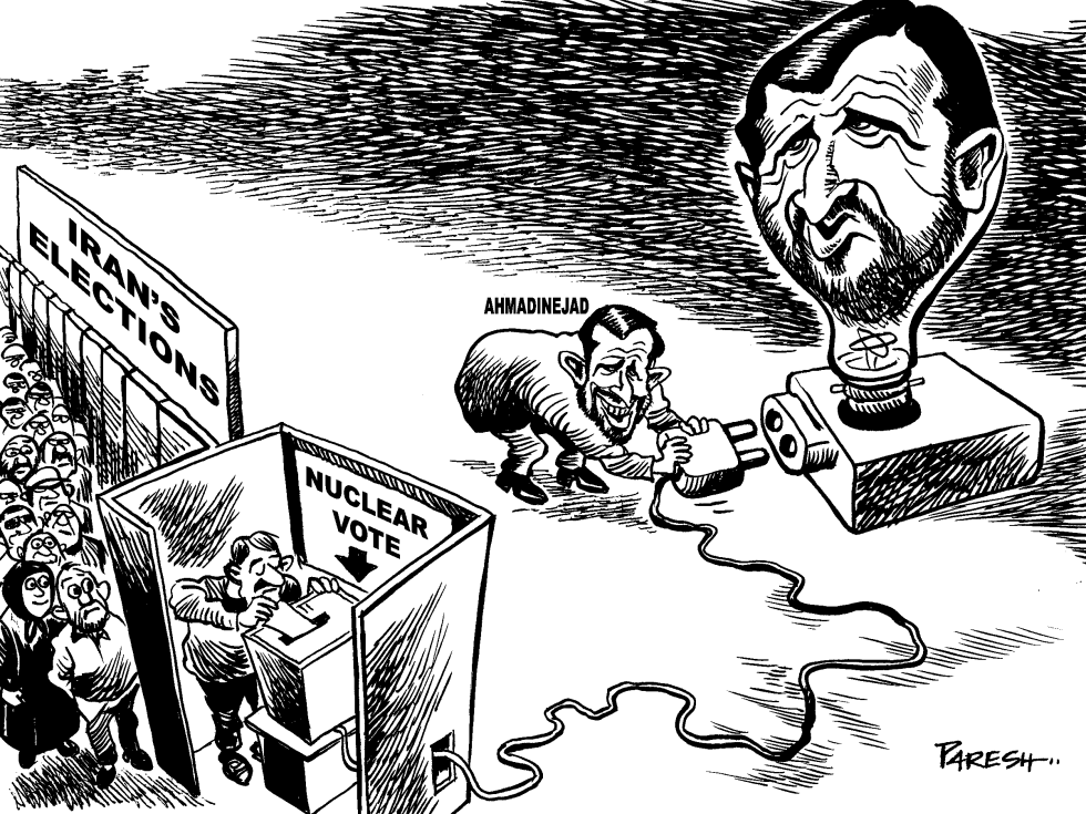  POWER FOR AHMADINEJAD by Paresh Nath