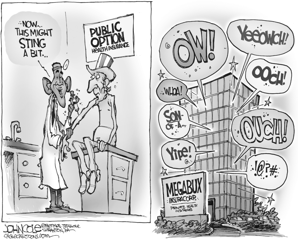 Obama and health insurers BW