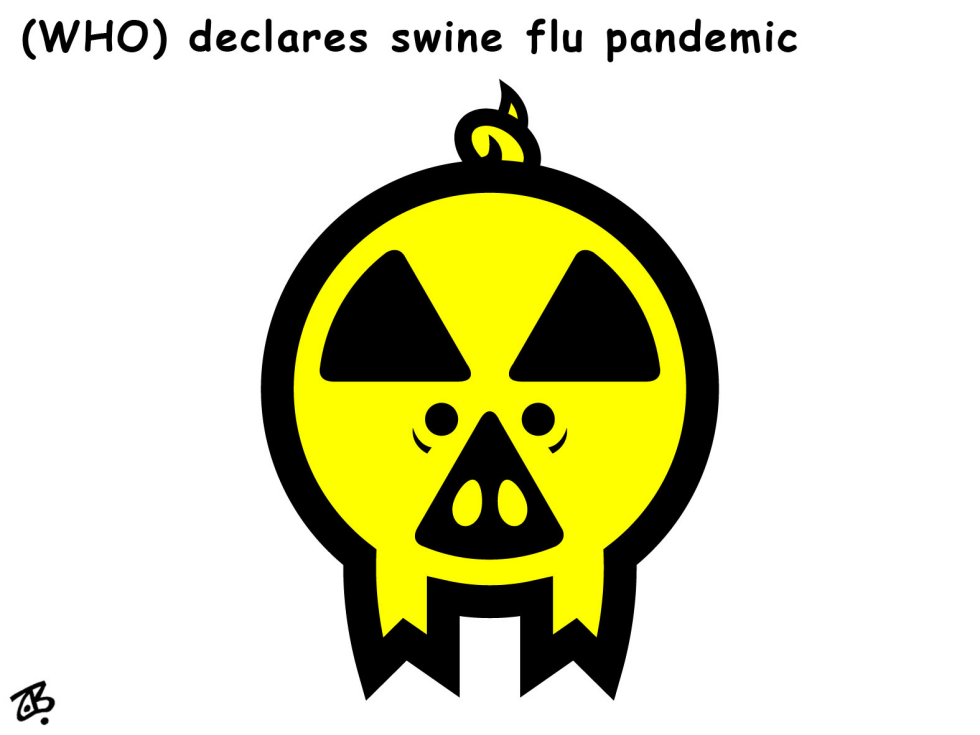  SWINE FLU by Emad Hajjaj