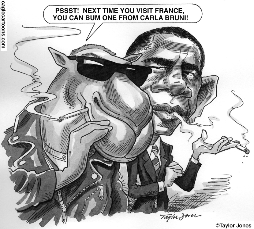 Barack Obama and Joe Camel