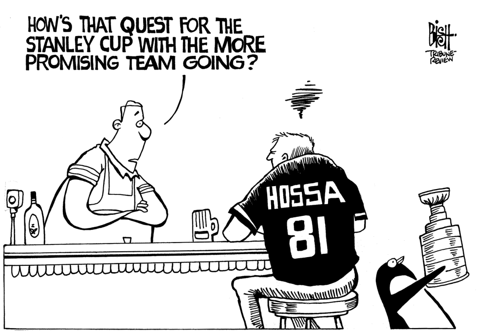 HOSSA AND THE PENGUINS, b/w