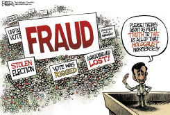IRANIAN FRAUD  by Nate Beeler