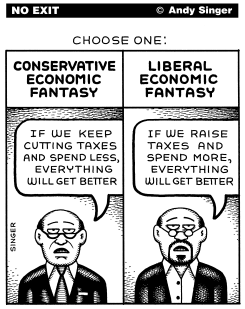 ECONOMIC FANTASIES by Andy Singer