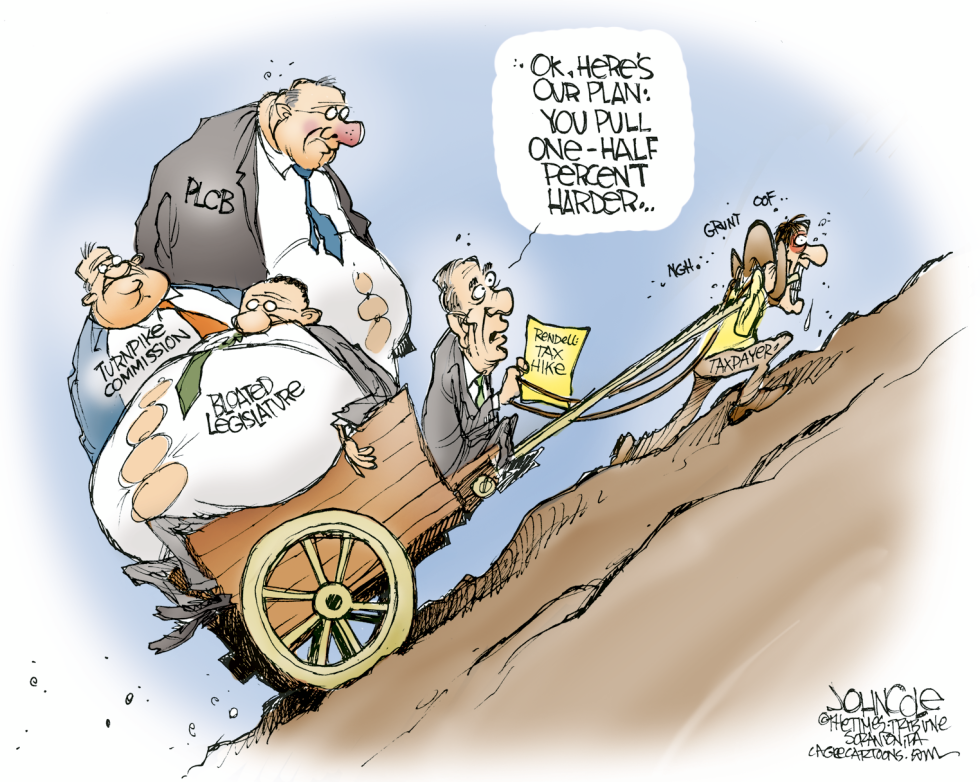 PA -- Rendell wants tax hike COLOR